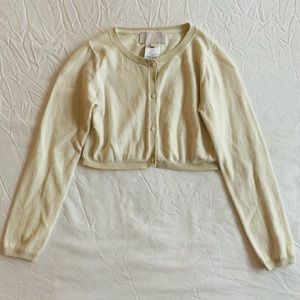 Jacadi Off White Size 8 Cropped Sweater